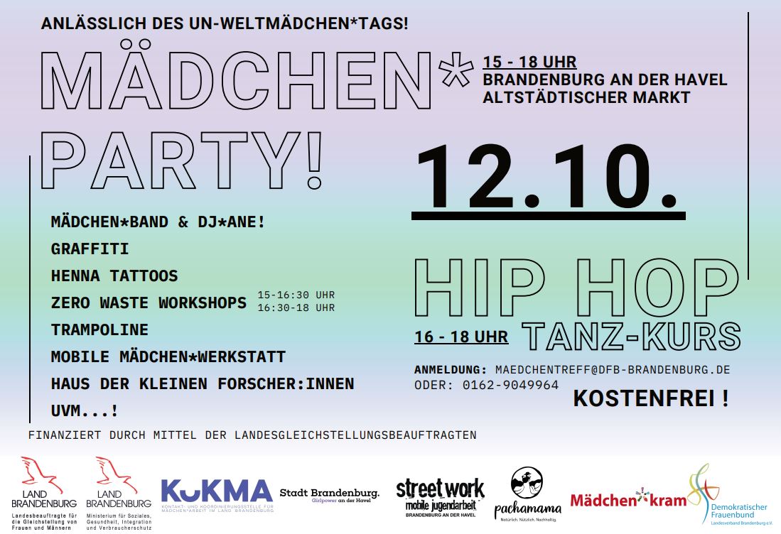 Poster_Mädchenparty