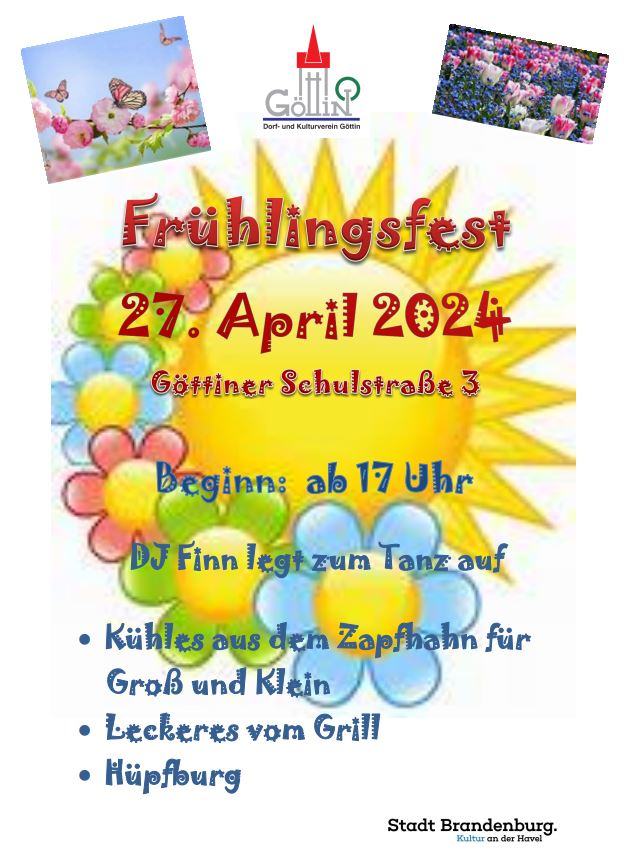Frhlingsfest In Gttin Am 27.04.24 - Brandenburg Live