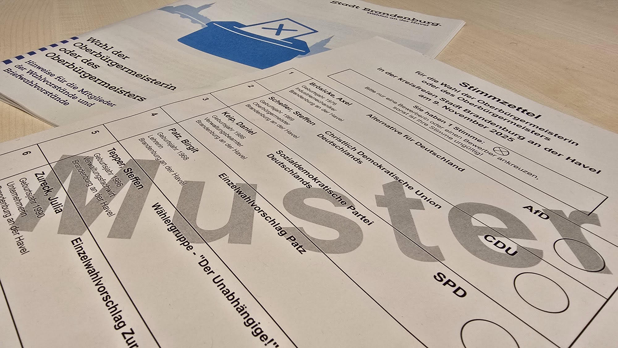 Oberbürgermeisterwahl Oberbürgermeisterwahl