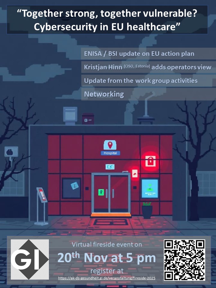 060-PM-THB_Poster - Together strong, together vulnerable - Cybersecurity in EU healthcare